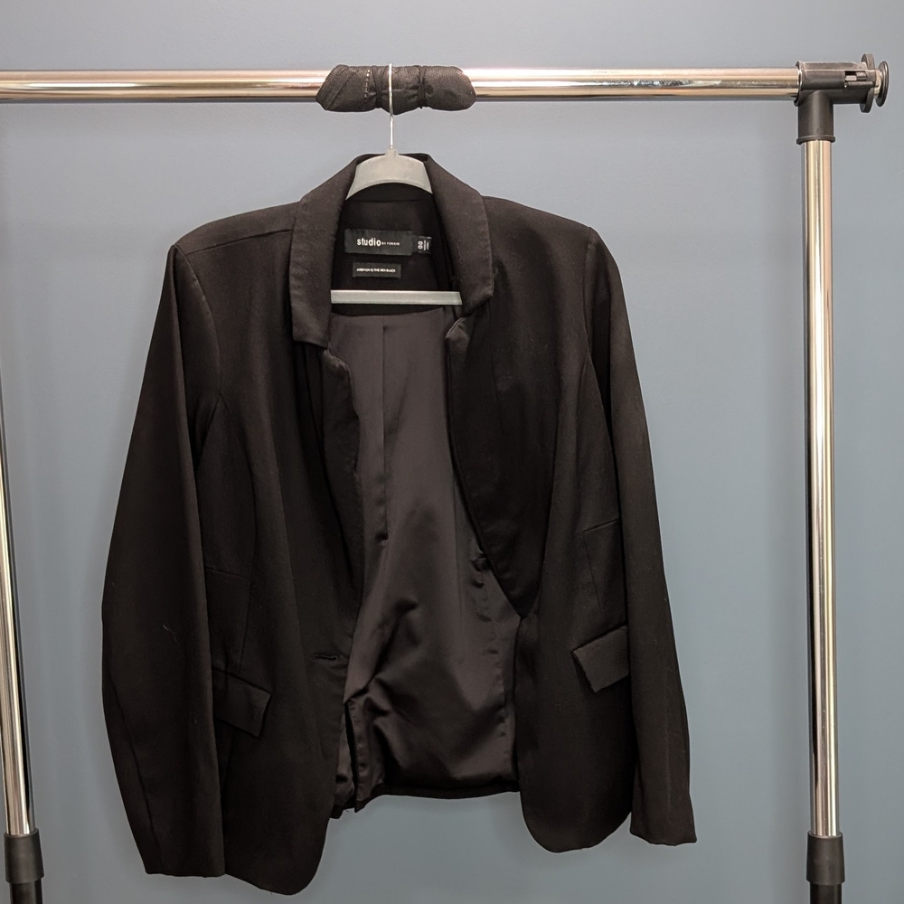 Torrid Black Blazer Classic Suit Jacket